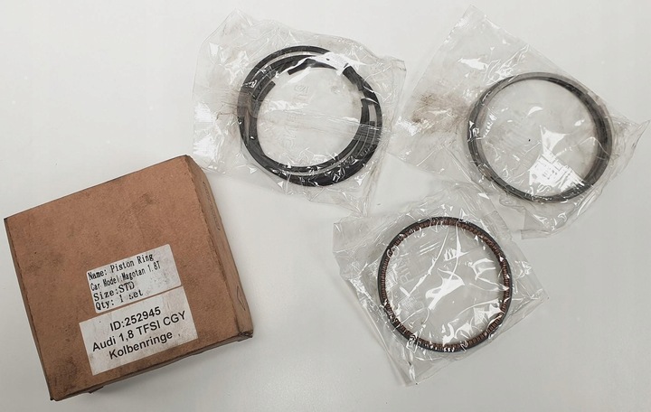 фото №1, Кольца поршневые audi 1.8 tsi tfsi cgy std