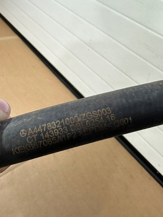 фото №6, Шланг води, трубка рідини охолоджуючої mercedes vito w447, viano 1.6d eu