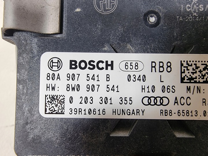 фото №7, Audi q5 80a радар датчик дистроник acc 80a907541b