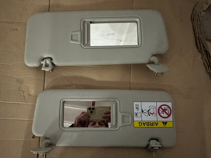 фото №3, Kia niro ii 1.6 hev 2022- защита солнцезащитная солнцезащитный козырёк правая