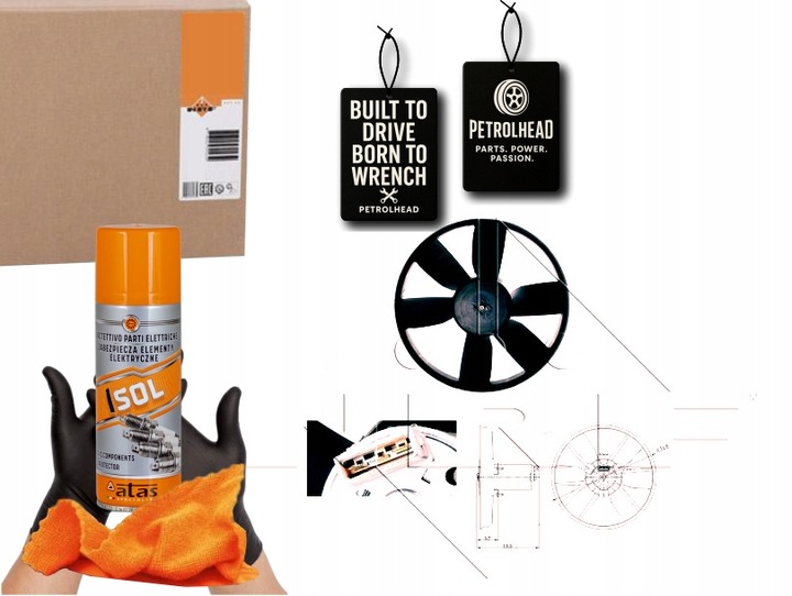 фото №1, Вентилятор радіатор vw 250 150w nrf #petrolhead pro+ kit4