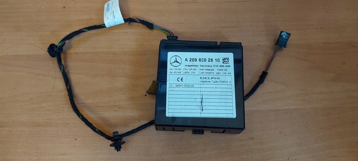 фото №3, Mercedes clk w209 модуль блок управления a2098202810