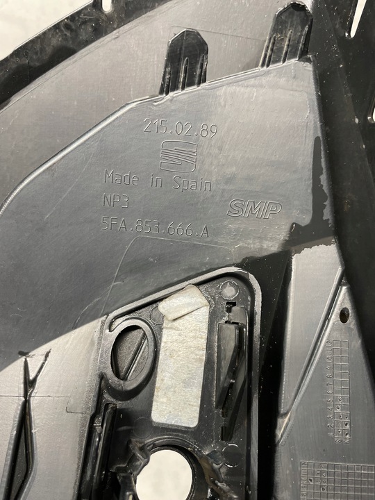 фото №5, Seat leon решётка решётка бампера левая 5fa853665