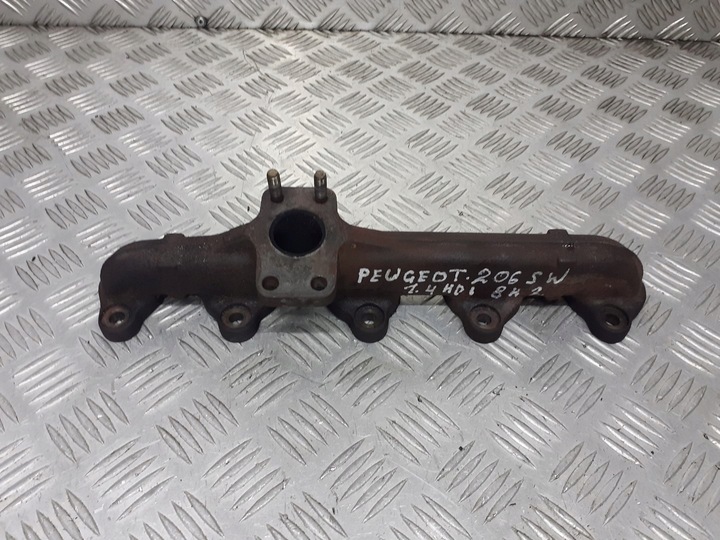 фото №1, Коллектор выпускной peugeot 206 sw 1.4 hdi