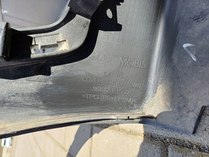 фото №7, Kia sportage 4 iv рестайлинг 18- спойлер накладка бампера перед 86512-f1550