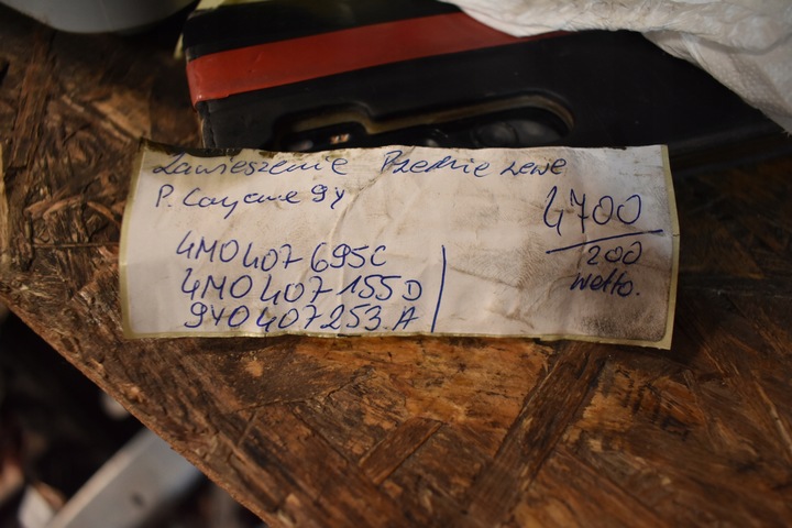 фото №5, Ідеальні підвішування передні ліві porsche cayenne 9y 1