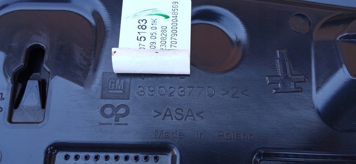 фото №11, Opel astra k v hb 15- спойлер спойлер козырёк крышки багажника 39023770