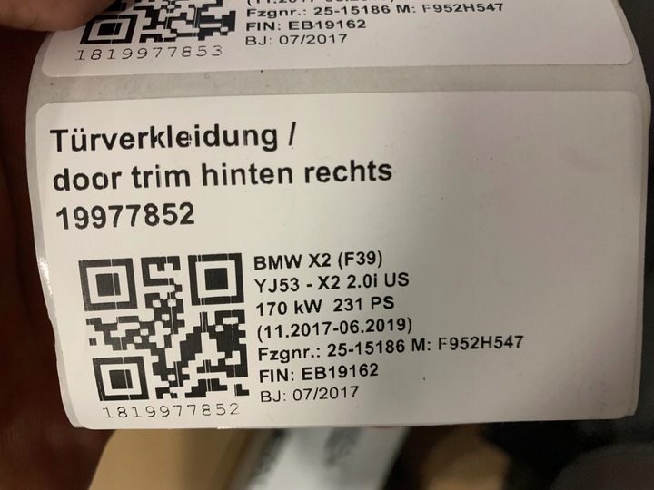 фото №12, Сидіння оббивка шкіра sport підігрів електричні пам'ять harman bmw x2 f39