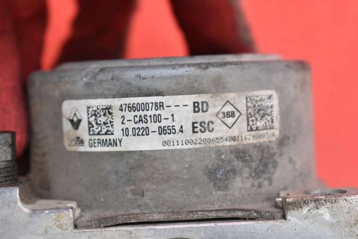 фото №8, Насос abs 476600078r dacia доккер 1.6 sce 102 km 12-17