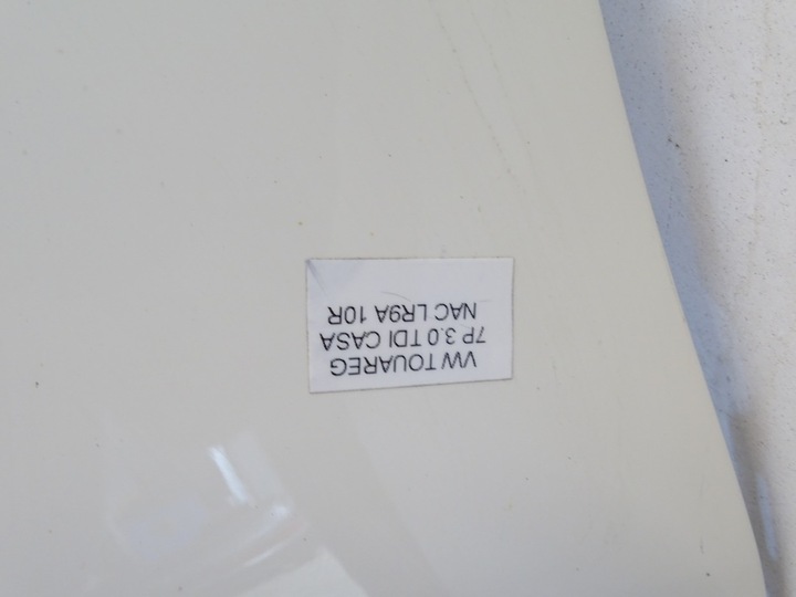 фото №6, Бампер зад задний vw touareg 7p lr9a белый pdc