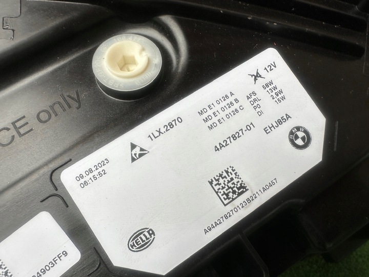 фото №5, Лампа лампи bmw x1 u11 led чорний тінь комплектні 4a27828 4a27827