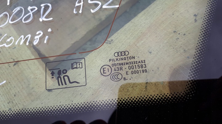 фото №5, S4 b8 a4 стекло кузовная правая зад универсал 08r