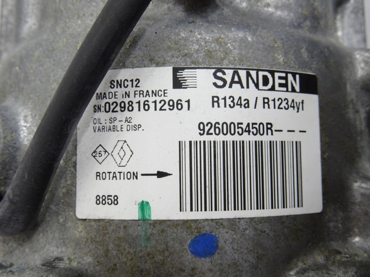 фото №9, Renault nissan компрессор кондиционера 926005450r