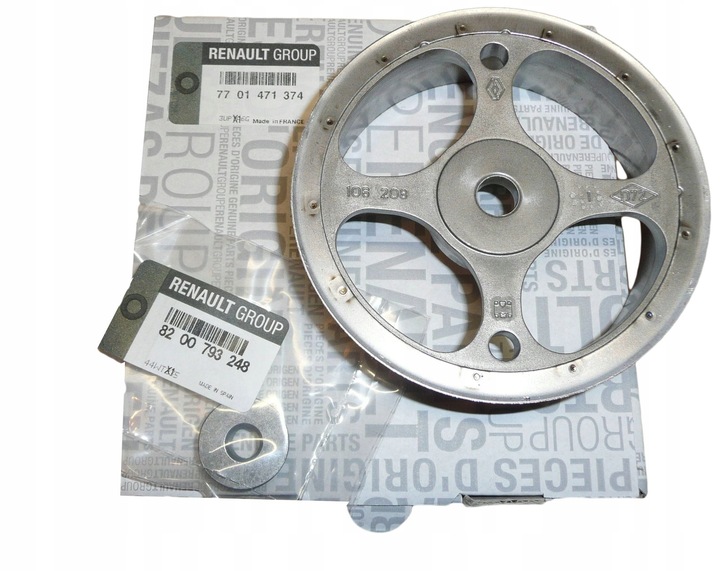 фото №1, Колесо вал распределительный вал laguna ii megane ii 1.4 1.6 16v 7701471374 оригинал