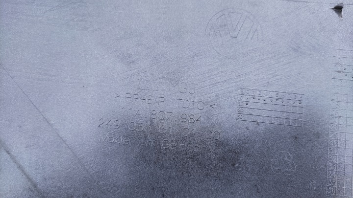 фото №7, Vw id.4 id4 карта кутник бампер праве зад bez pdc 11a807984 tc633