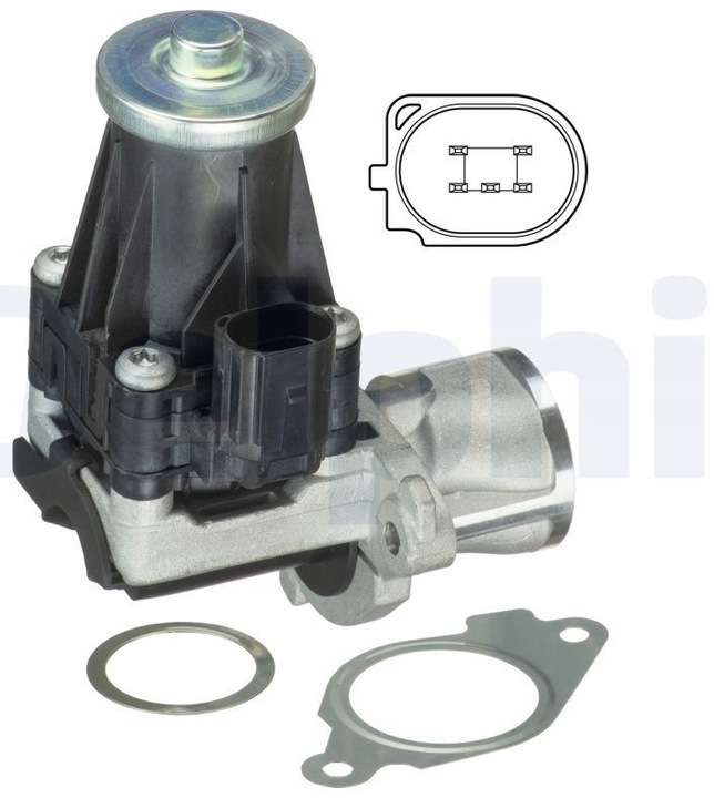 фото №2, Delphi eg10443-12b1 клапан agr