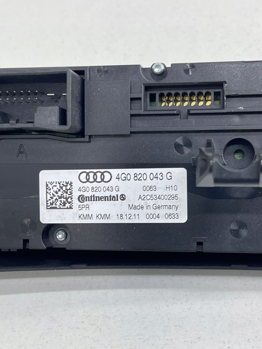 фото №14, Audi a6 c7 панель керування повітропровід кондиціонера