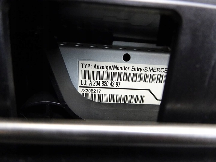 фото №8, Дисплей екран mercedes c-klasa w204 c220