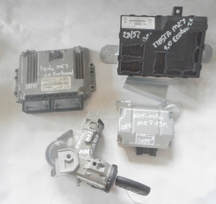 фото №1, Fiesta mk7 1,0 ecoboost набір комп'ютер bsi ключ