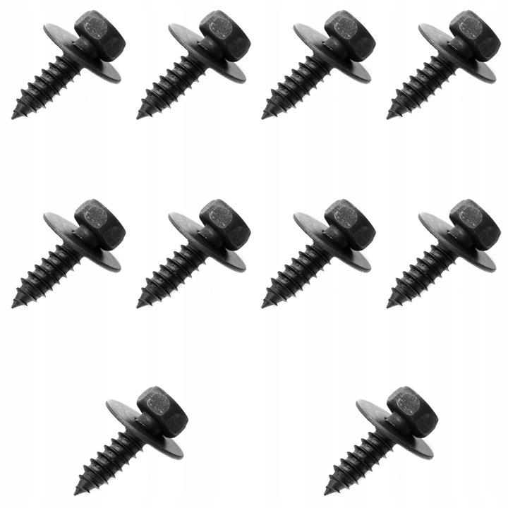 фото №1, 10x гвинт кліпса монтажна гвинт універсальний 5,5x19