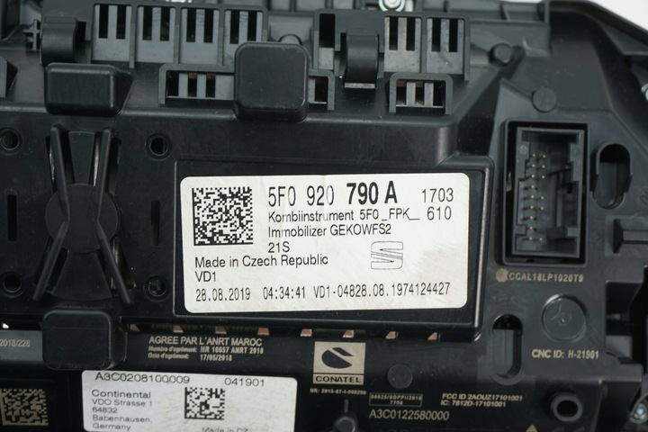 фото №7, Спідометр  манометр seat leon 5f0920790a