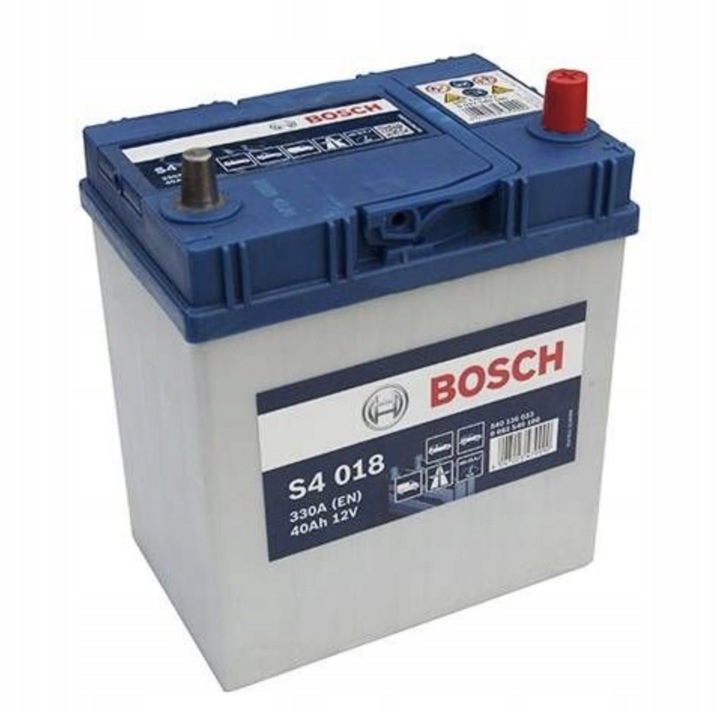 АКУМУЛЯТОР BOSCH S4 40AH 330A 12V S4 018 0 092 S40 180