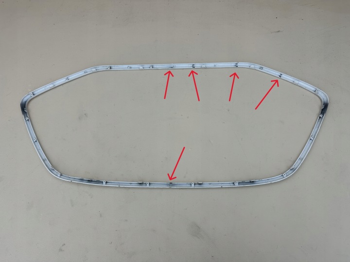 фото №13, Hyundai ix20 рестайлінг 14-19r решітка рамка решітка решітка перед 86352-1k500