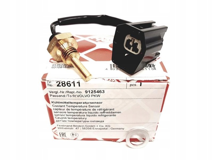 фото №13, Febi датчик температура. води volvo s40 98-