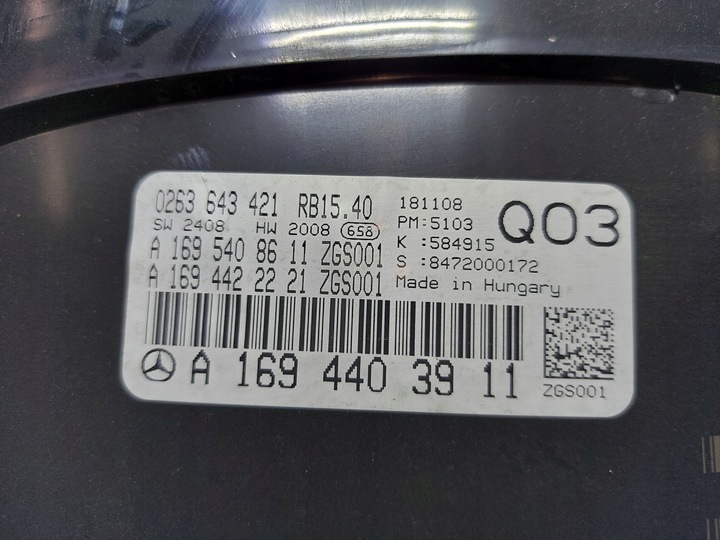 фото №9, Спідометр  манометр mercedes b клас w245 cdi a1694403911