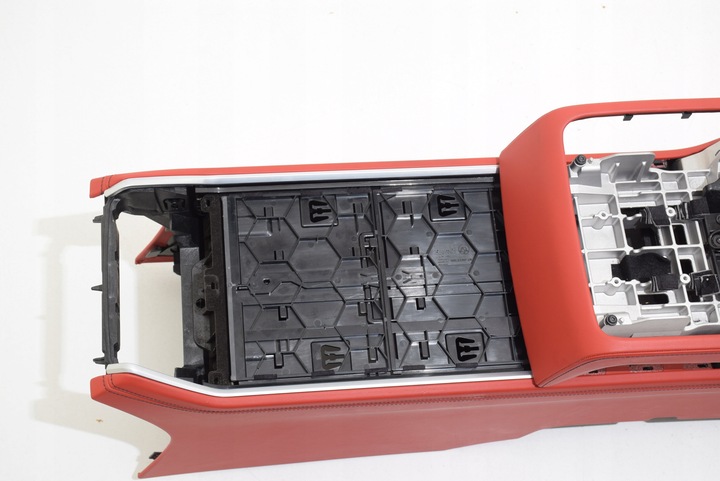 фото №8, Bmw g12 тунель середній зад з підігрівом підлокітник шкіра fiona rot individual