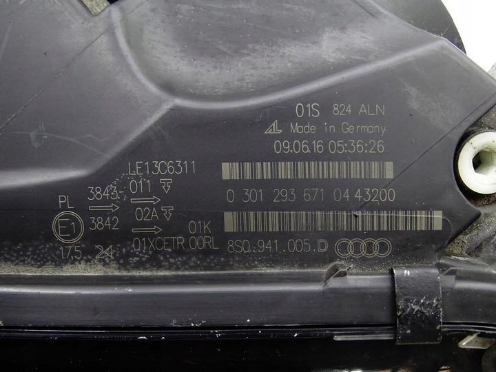 фото №9, Фара лампа левый перед левая передняя bi ксенон led audi tt 8s 8s0941005d