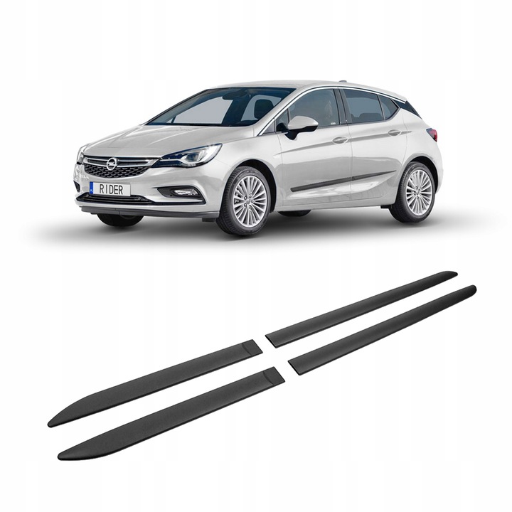 фото №8, Планки боковые дверь защитные накладки кузов do opel astra k 2016-2021 хэтчбек