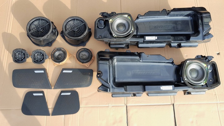 фото №1, Audi a6 c6 озвучивание bose динамики + решётки дверные na адаптер авто