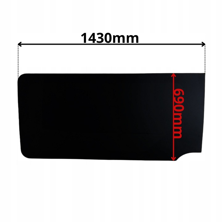 фото №1, Скло w двері бокова ліва w двері nissan nv-400 g-0180