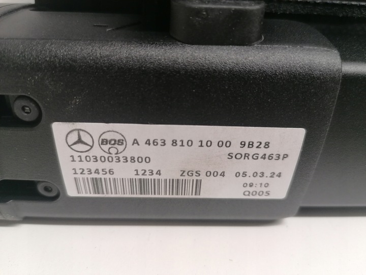 фото №8, Mercedes g класс w463 w464 ролета багажника новая оригинал 2018-