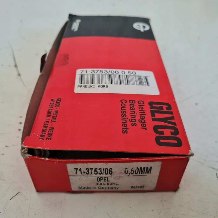 фото №5, Opel omega a senator b 3.0 вкладыши вала коленчатого glyco 71-3753/06