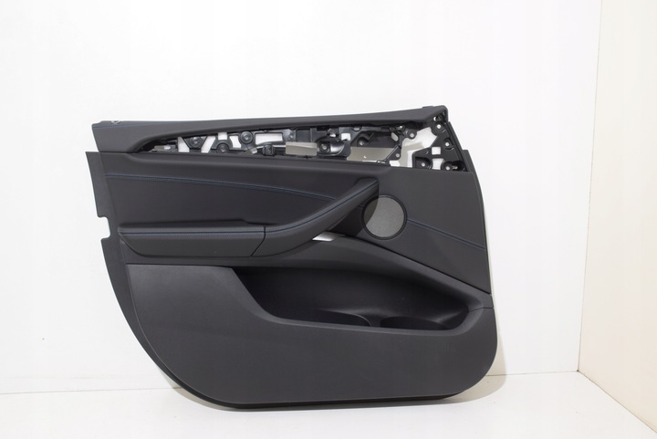 фото №13, Bmw ix3 g08 lci оббивка сидіння диван шкіра vernasca чорна nić синя