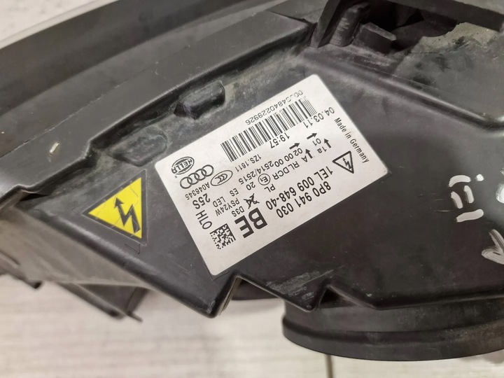 фото №6, Audi a3 8p рестайлинг правая лампа ксенон