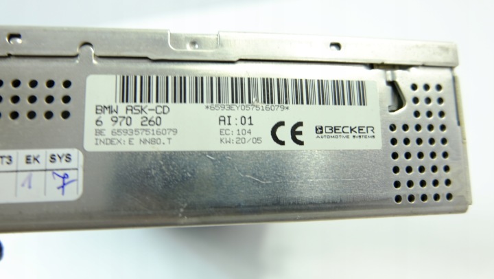 фото №10, Bmw 7 e65 рестайлинг магнитола считыватель cd 6970260