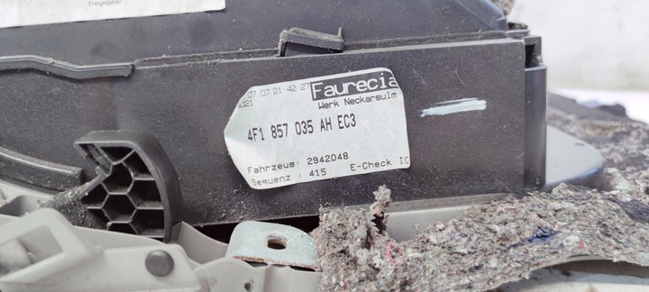 фото №7, Бардачок пассажира audi a6 c6 4f1857035ah ec3 серый