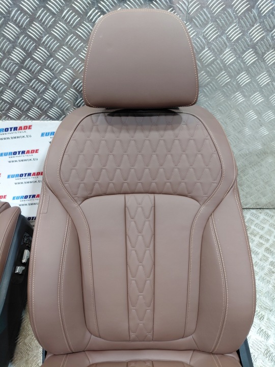 фото №11, Bmw x6 g06 lci комфорт individual карта сиденья подогрев диван обшивки