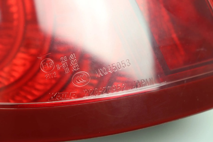 фото №6, Subary legacy iv лампа ліва задня зад універсал рестайлінг європа 220-20952