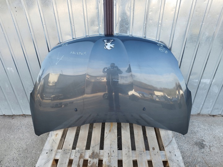 фото №11, Капот оригинал лак peugeot 208 i 2012-2015 цвет ktp