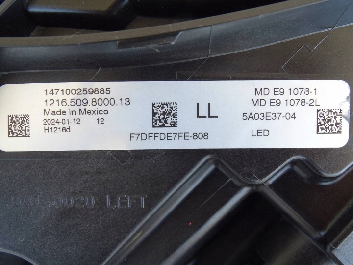 фото №11, Левая фара полный led bmw 2 g42 золото 5a03e37