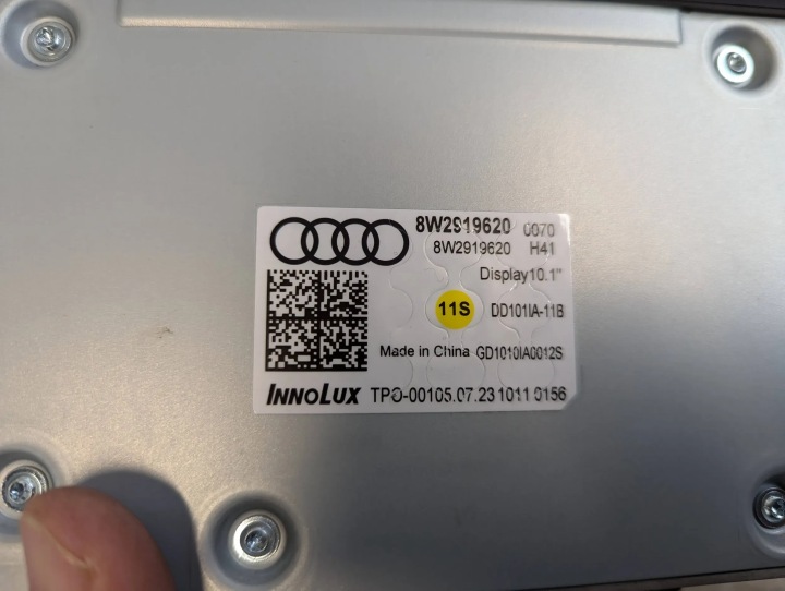 фото №7, Audi a4 b9 8w 2019-2024 дисплей мультимедийной системы (экран, монитор)