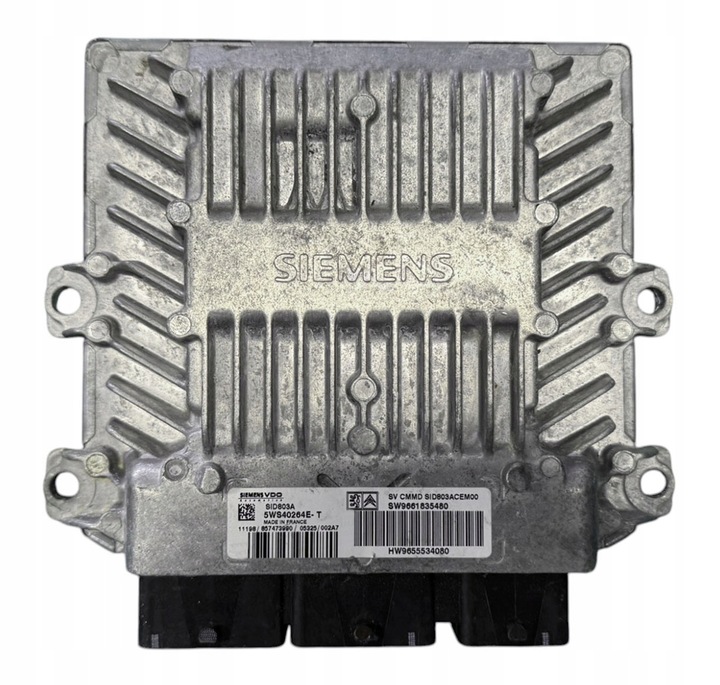 фото №1, Блок управления двигателя peugeot 407 5ws40264e-t hw9655534080 + программирование