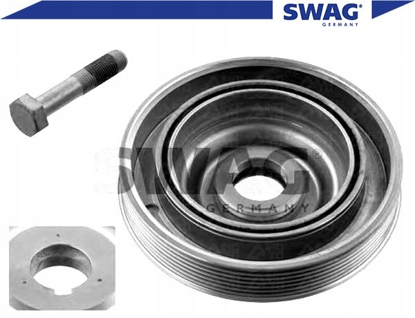 фото №2, Swag 62 93 3802 колесо ременное, wał коленчатый