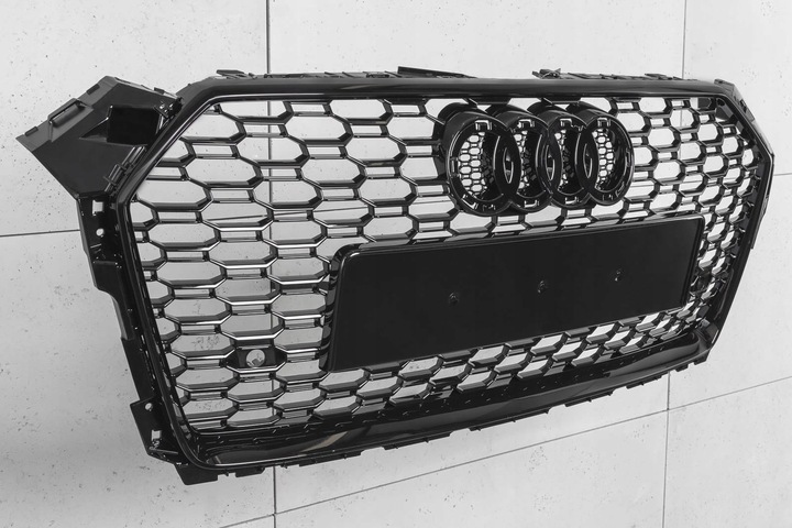 фото №8, Audi s5 b9 17-19 решётка радиатора стайлинг na rs5 чёрный