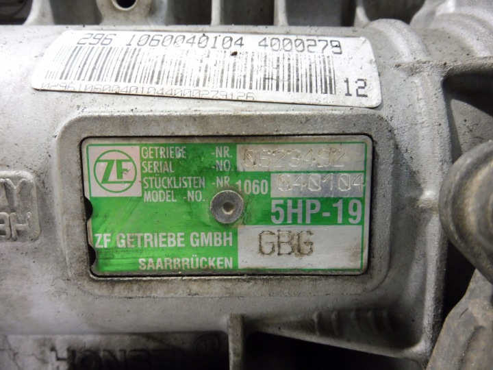фото №9, Автоматическая кпп кпп / коробка передач 5hp19 gbg audi a4 b6 2.5 v6 tdi quattro