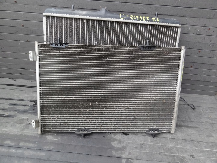 фото №1, Citroen c-elysee 1,6 16v радиатор вентилятор kpl